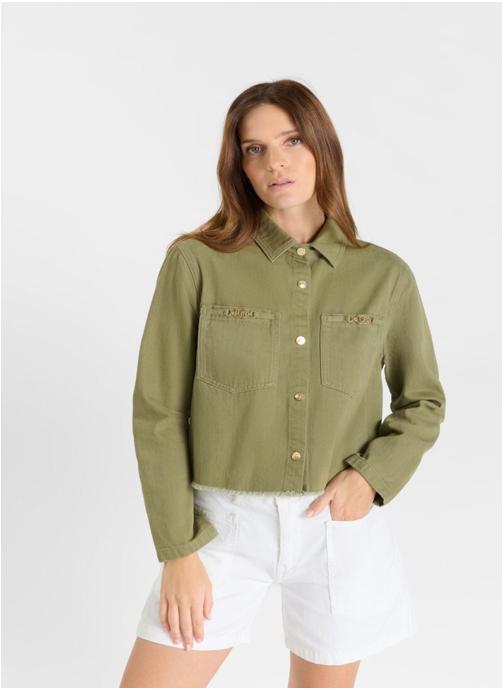 Le temps des cerises Vestes Veste MANUELA Khaki femme vert