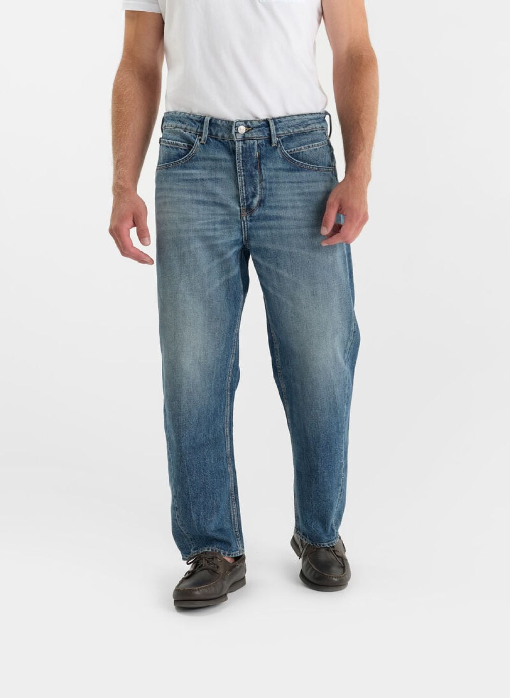 Jeans droit Jeans loose Blue homme bleu Le temps des cerises Jeans droit Jeans loose Blue homme bleu Bleu