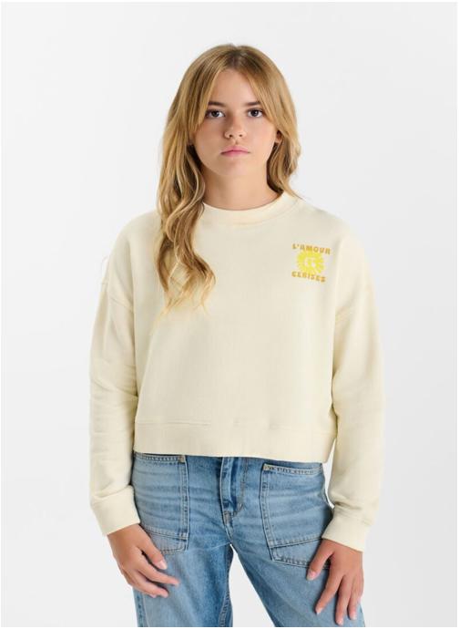 Le temps des cerises Sweats à capuche Sweat-Shirt SUNAGI Beige fille beige