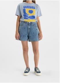 Shorts Short en jeans EVAGI Blue fille bleu Le temps des cerises Shorts Short en jeans EVAGI Blue fille bleu Bleu