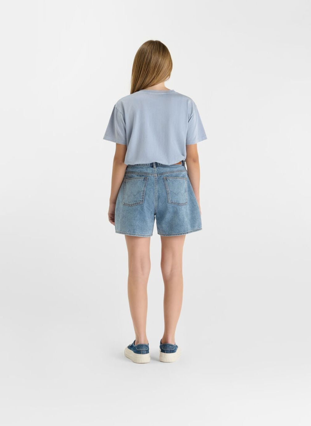 Shorts Short en jeans EVAGI Blue fille bleu Le temps des cerises Shorts Short en jeans EVAGI Blue fille bleu Bleu
