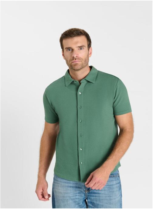 Le temps des cerises Chemises Chemise JAPA Green homme vert