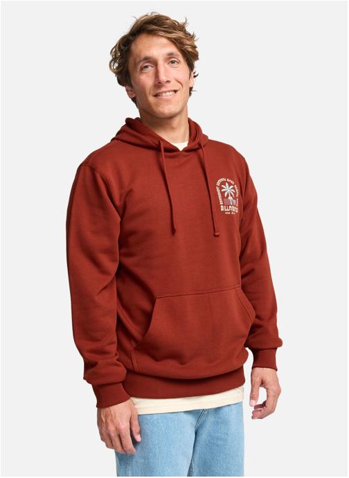 Billabong Sweats à capuche Foundation homme rouge