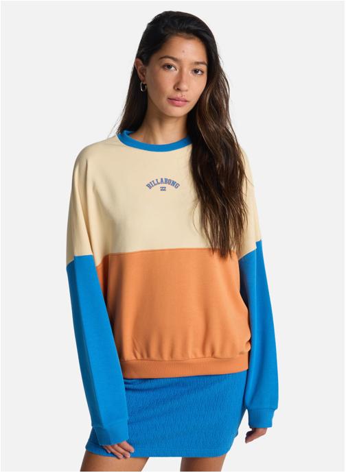 Billabong Sweats à capuche Jump Around Block femme orange