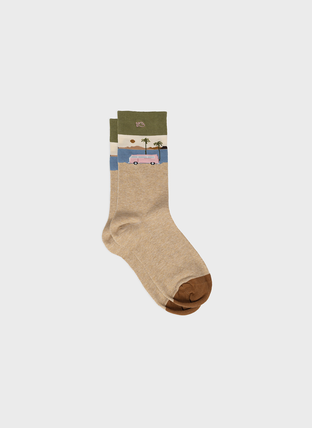 Chaussettes A motifs homme beige BILLYBELT Chaussettes A motifs homme beige Beige