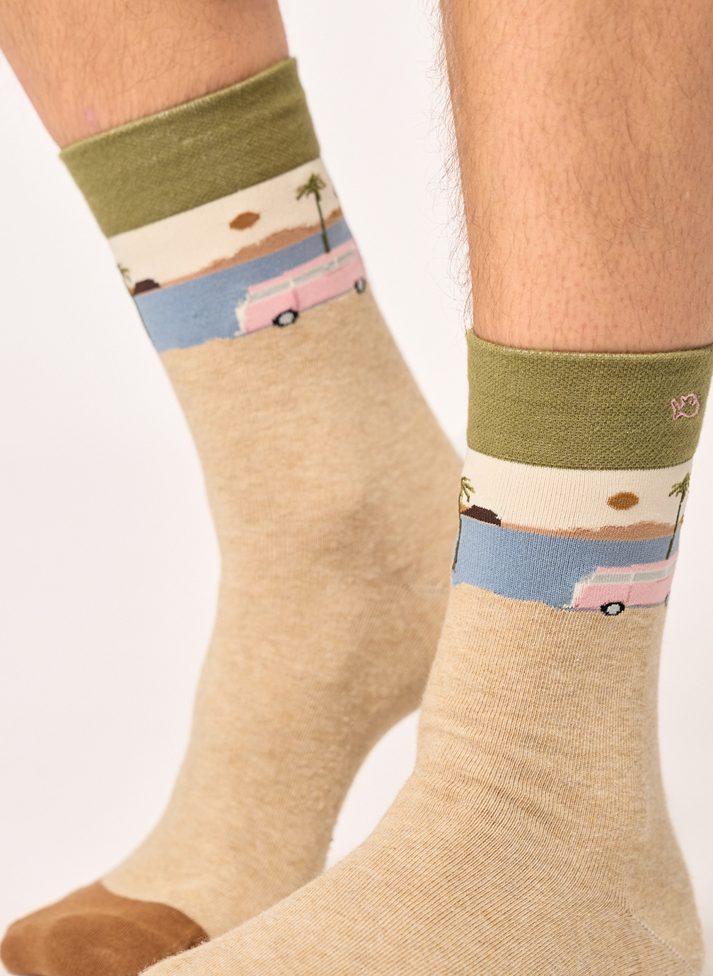 Chaussettes A motifs homme beige BILLYBELT Chaussettes A motifs homme beige Beige