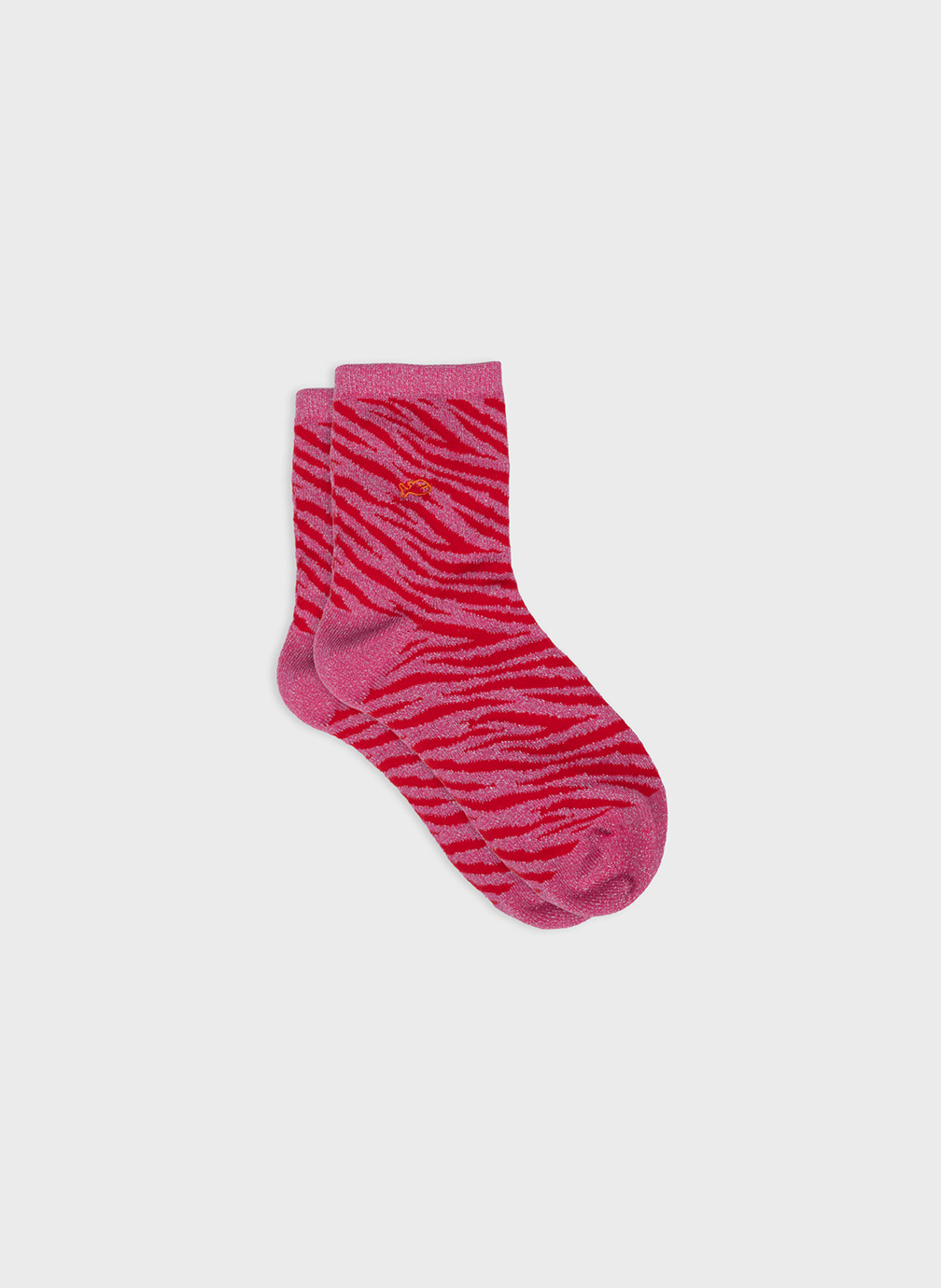 Chaussettes Zèbre femme rose BILLYBELT Chaussettes Zèbre femme rose Rose