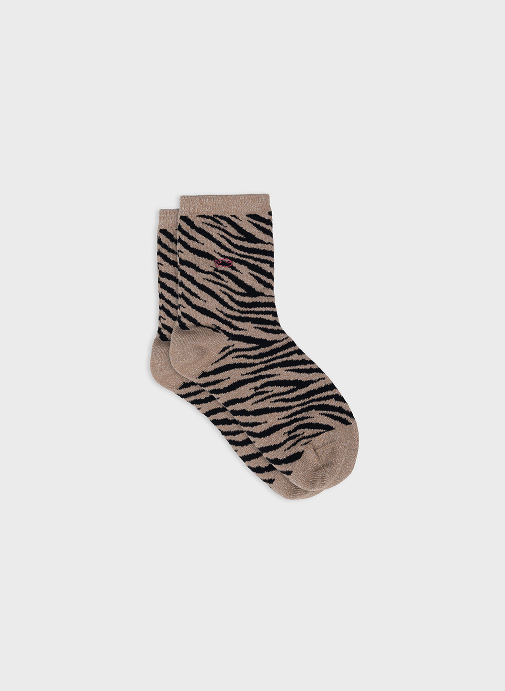 Chaussettes Zèbre femme marron BILLYBELT Chaussettes Zèbre femme marron Marron
