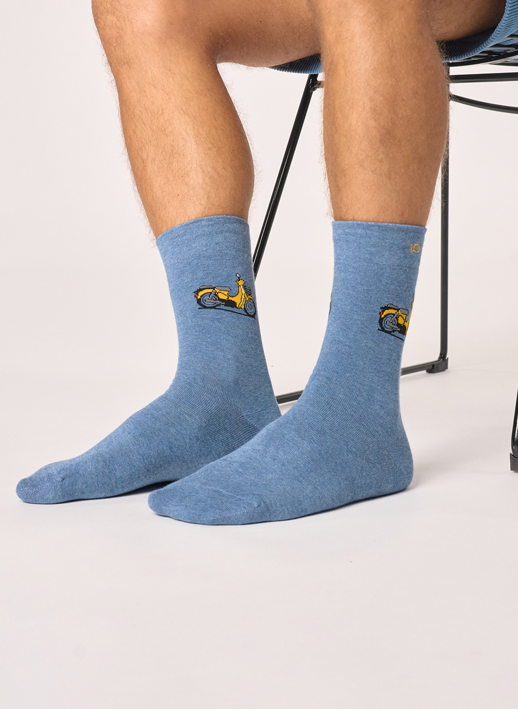 Chaussettes A motifs homme bleu BILLYBELT Chaussettes A motifs homme bleu Bleu