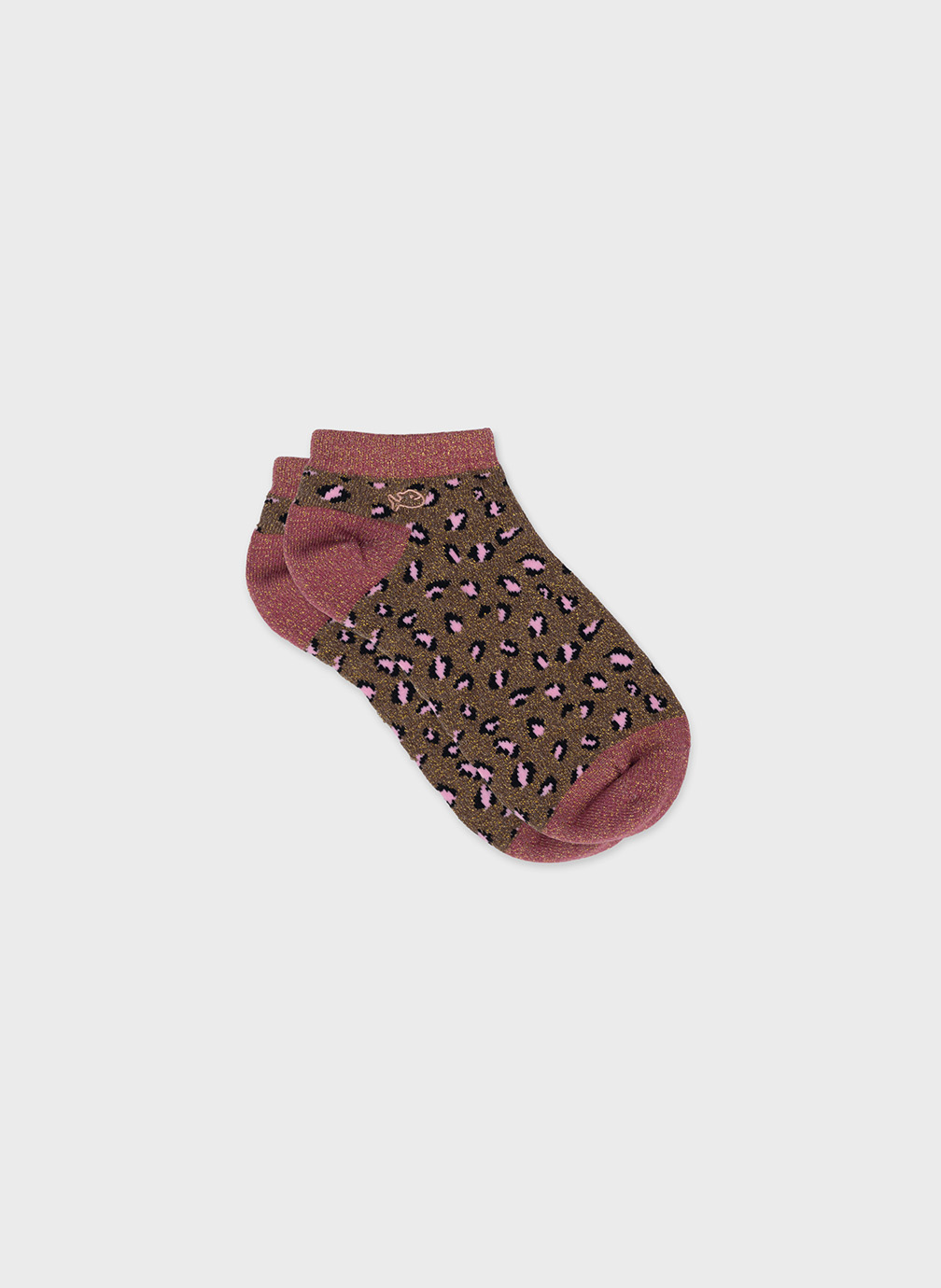 Socquettes Léopard femme marron BILLYBELT Socquettes Léopard femme marron Marron