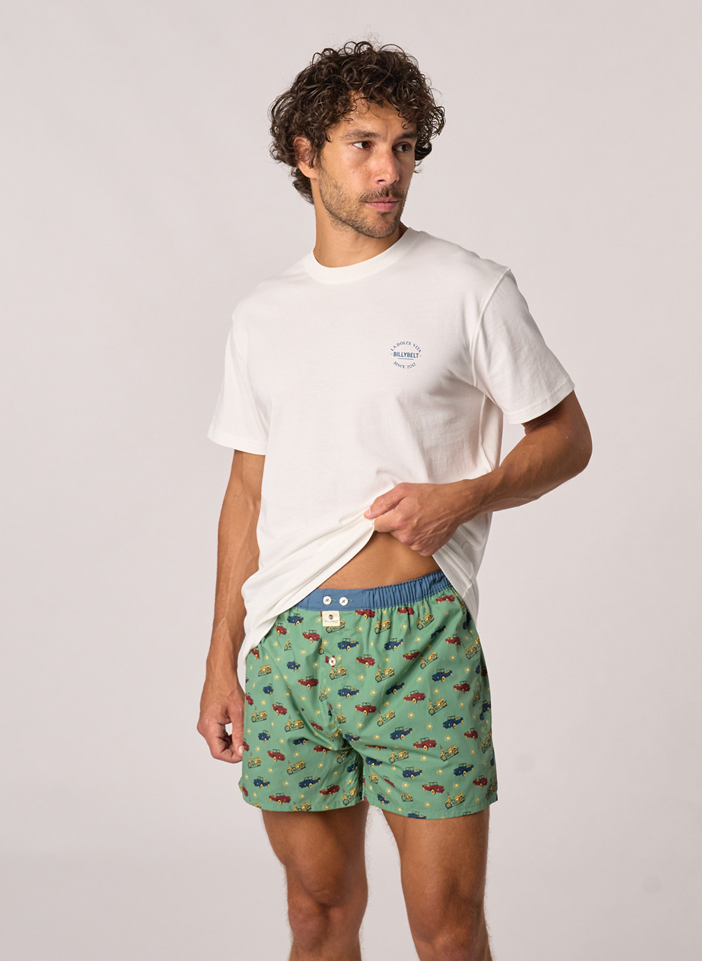 Caleçons Summer ride homme vert BILLYBELT Caleçons Summer ride homme vert Vert