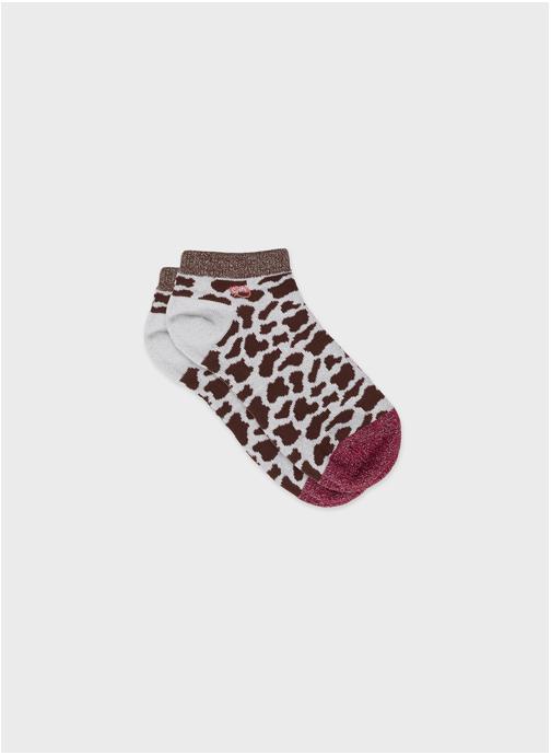 BILLYBELT Socquettes Vache femme marron