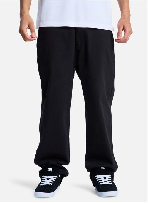 DC Shoes Pantalons droits Worker Relaxed homme noir