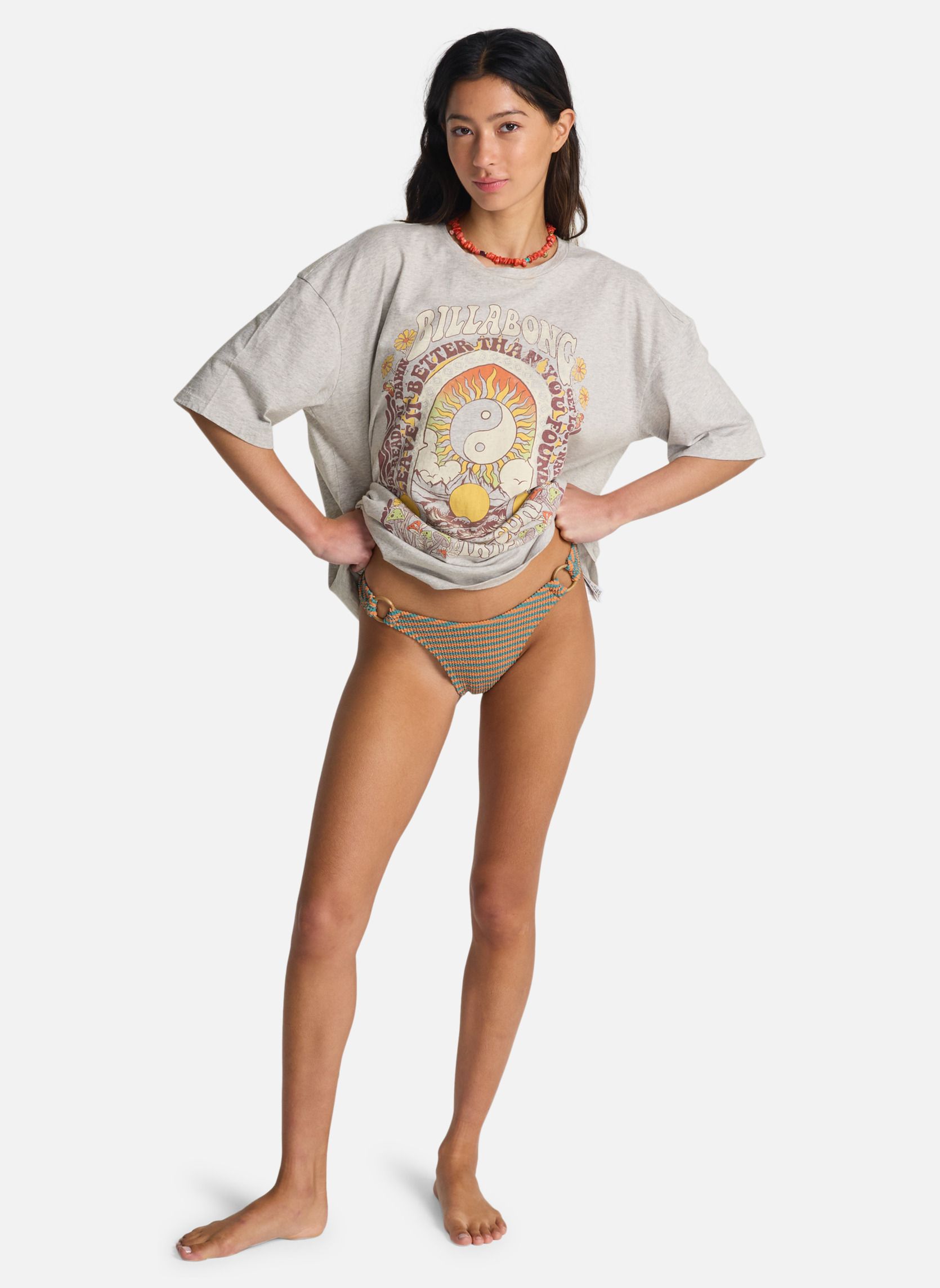 Débardeurs Surf Trip femme gris Billabong Débardeurs Surf Trip femme gris Gris