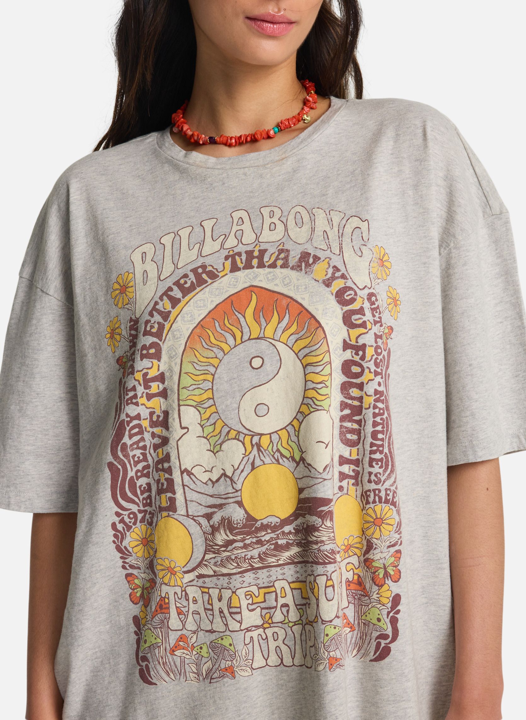 Débardeurs Surf Trip femme gris Billabong Débardeurs Surf Trip femme gris Gris