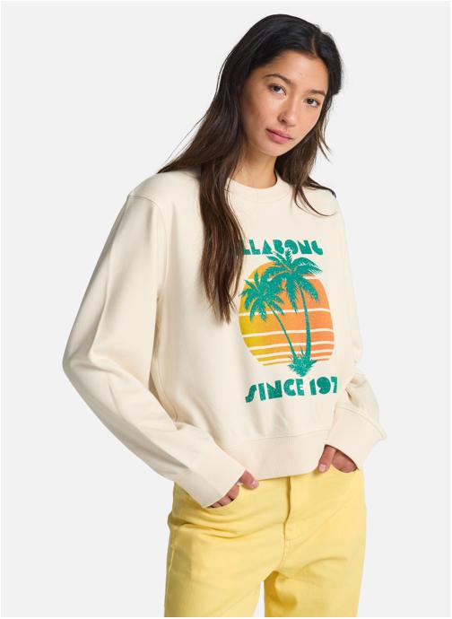 Billabong Sweats à capuche My Fave Beach femme blanc