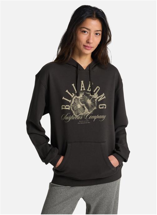 Billabong Sweats à capuche Brand New Feeling femme noir