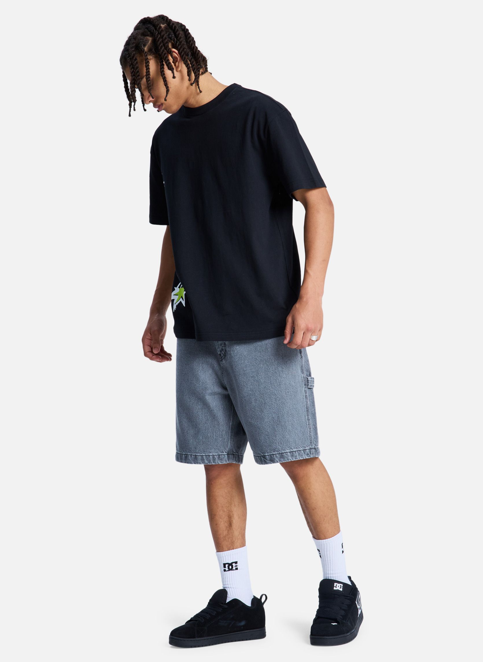 Shorts Baggy homme gris DC Shoes Shorts Baggy homme gris Gris foncé