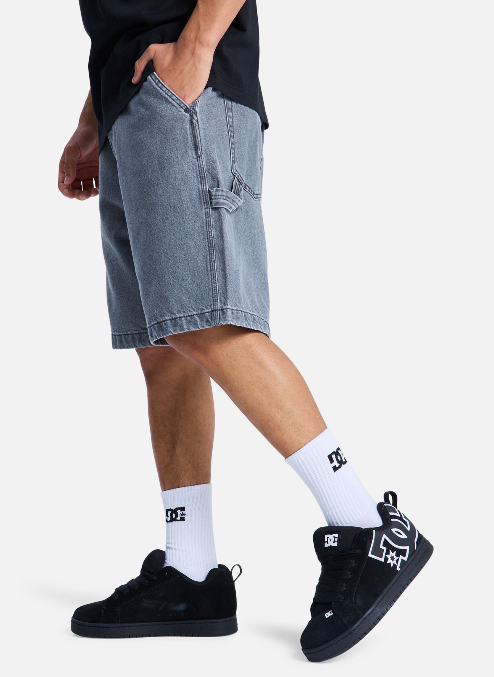 Shorts Baggy homme gris DC Shoes Shorts Baggy homme gris Gris foncé