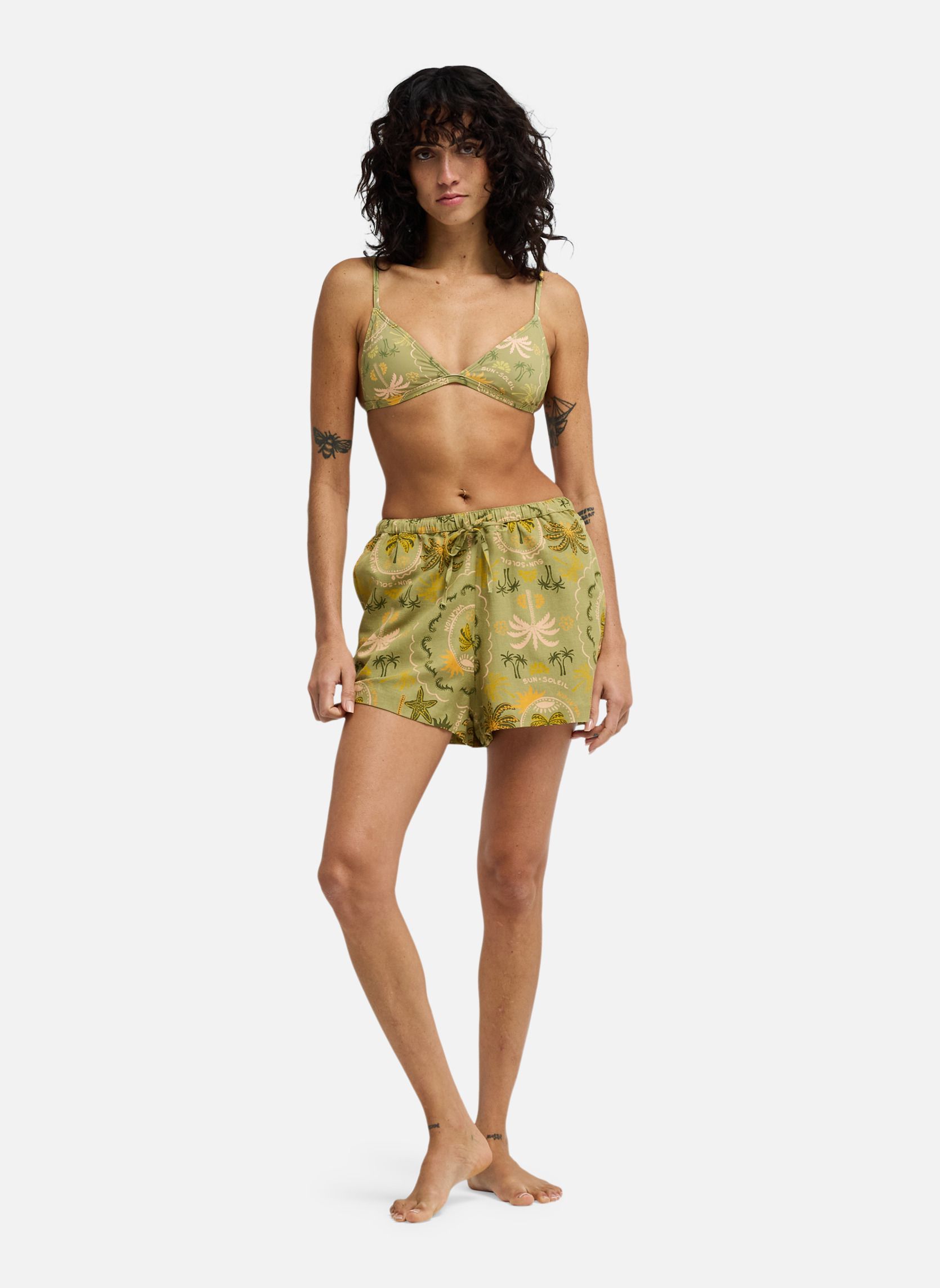 Shorts Wanderer femme vert Billabong Shorts Wanderer femme vert Vert