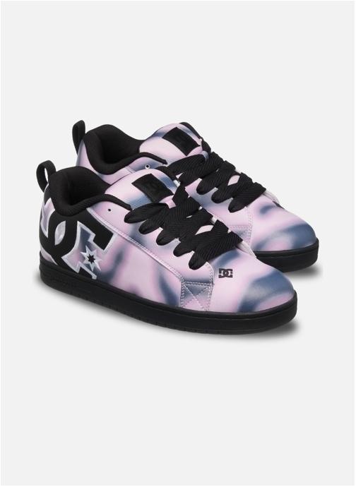DC Shoes Baskets basses Court Graffik homme rose