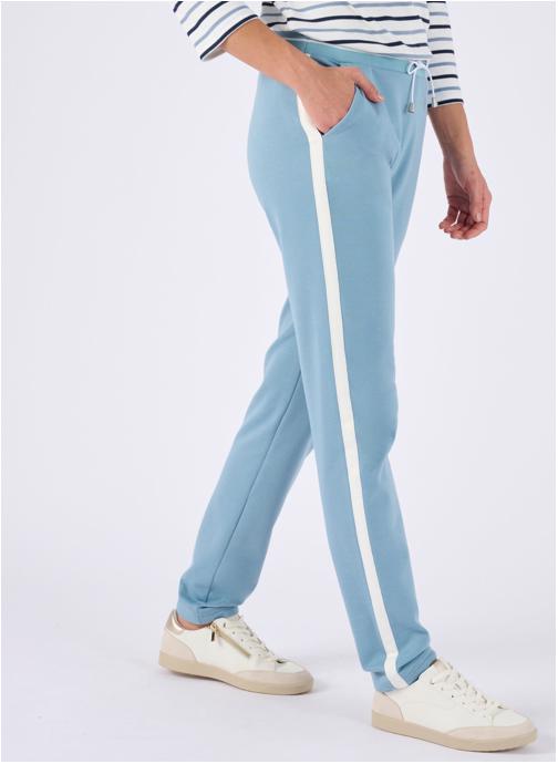 Damart Pantalons droit 67334 femme bleu
