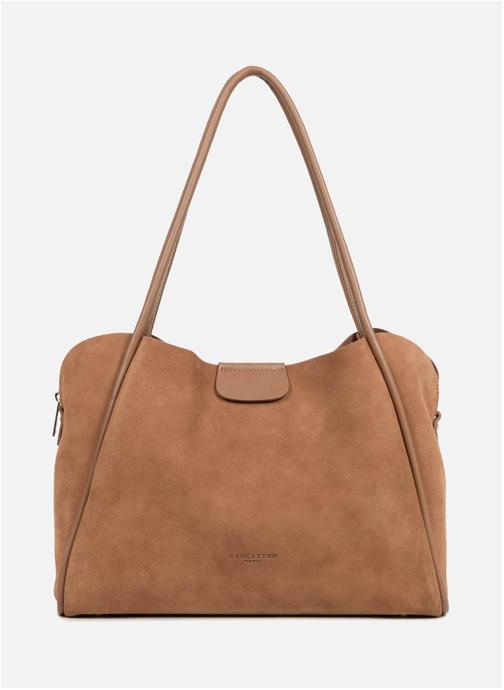 Lancaster Sacs à main Suède Ida femme marron