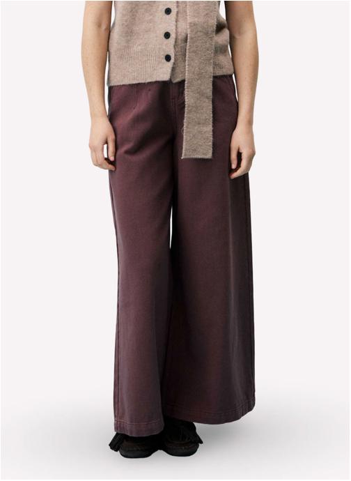 FRNCH Jeans droit SAUGE femme violet