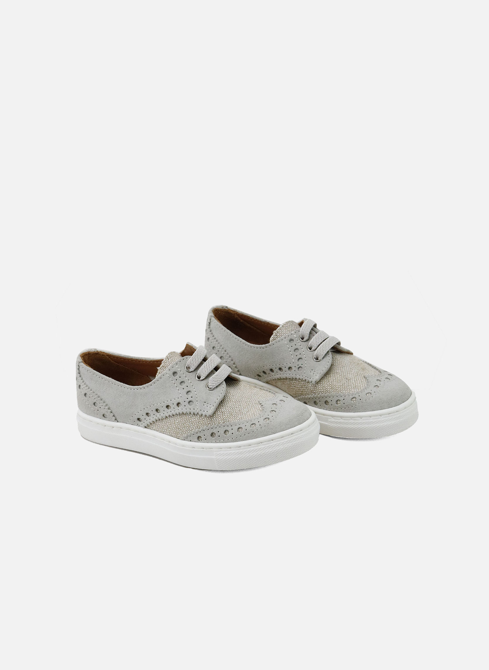 Baskets basses Baskets cuir 8309Y-VELOUR-PERLINE Gris homme gris Eli 1957 Baskets basses Baskets cuir 8309Y-VELOUR-PERLINE Gris homme gris Gris