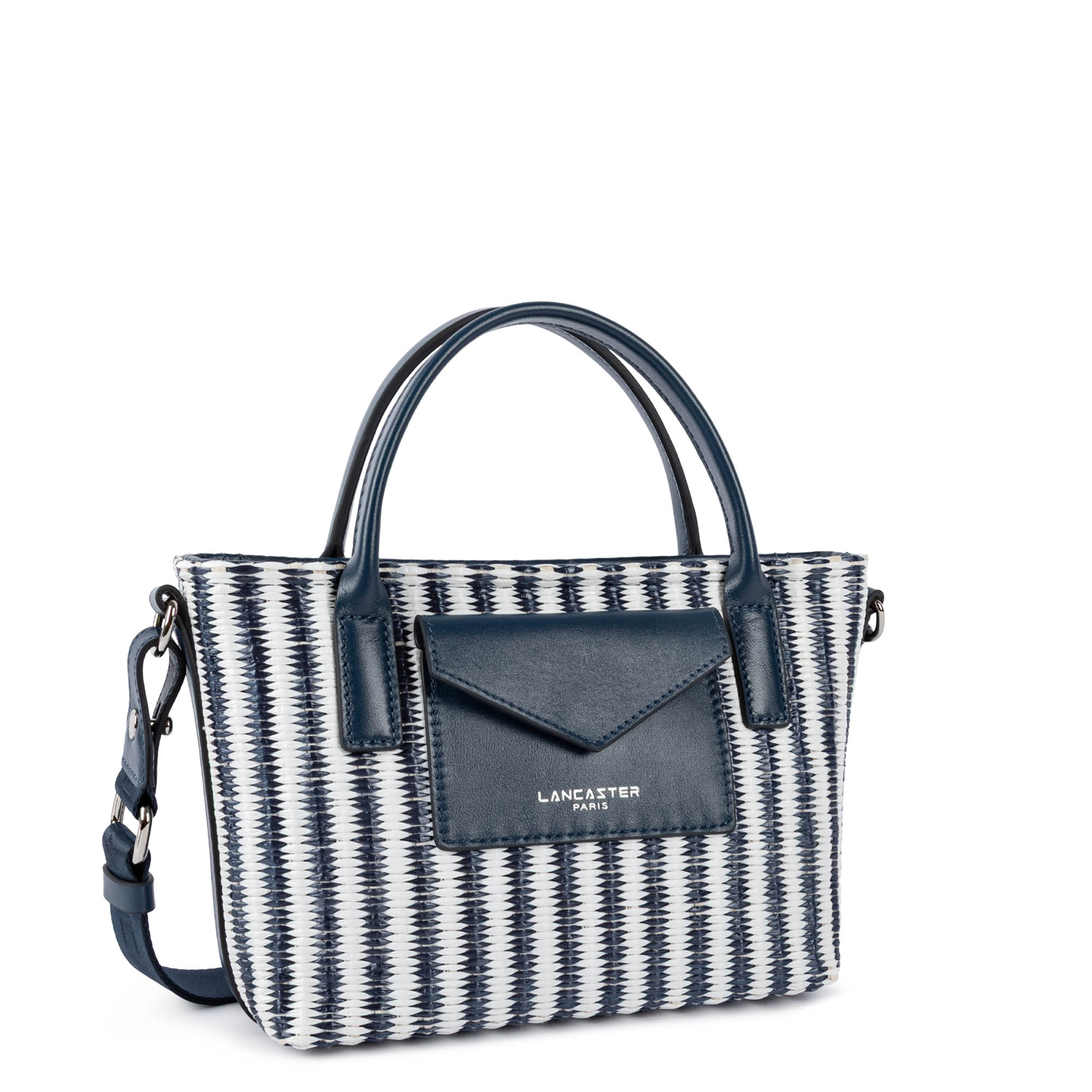 Sacs à main KBA Marinière Osier femme bleu Lancaster Sacs à main KBA Marinière Osier femme bleu Bleu