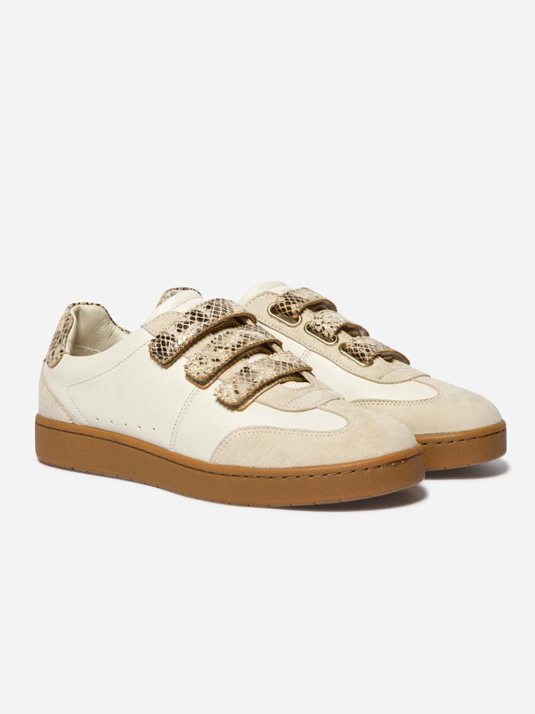 Baskets basses Baskets cuir VANILLA OFF femme blanc TBS Baskets basses Baskets cuir VANILLA OFF femme blanc Blanc