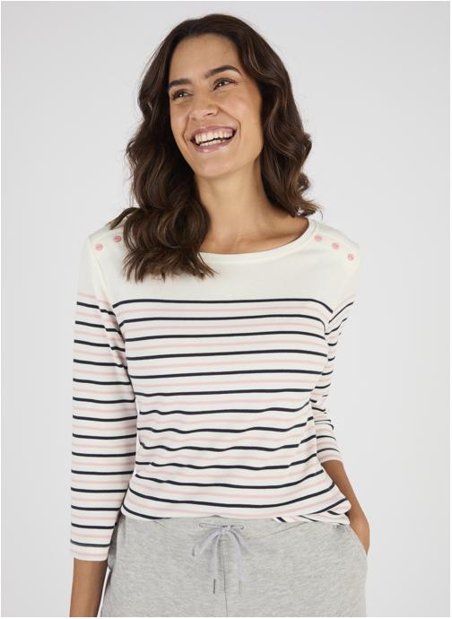 Damart Tee-shirts 81721 femme rose