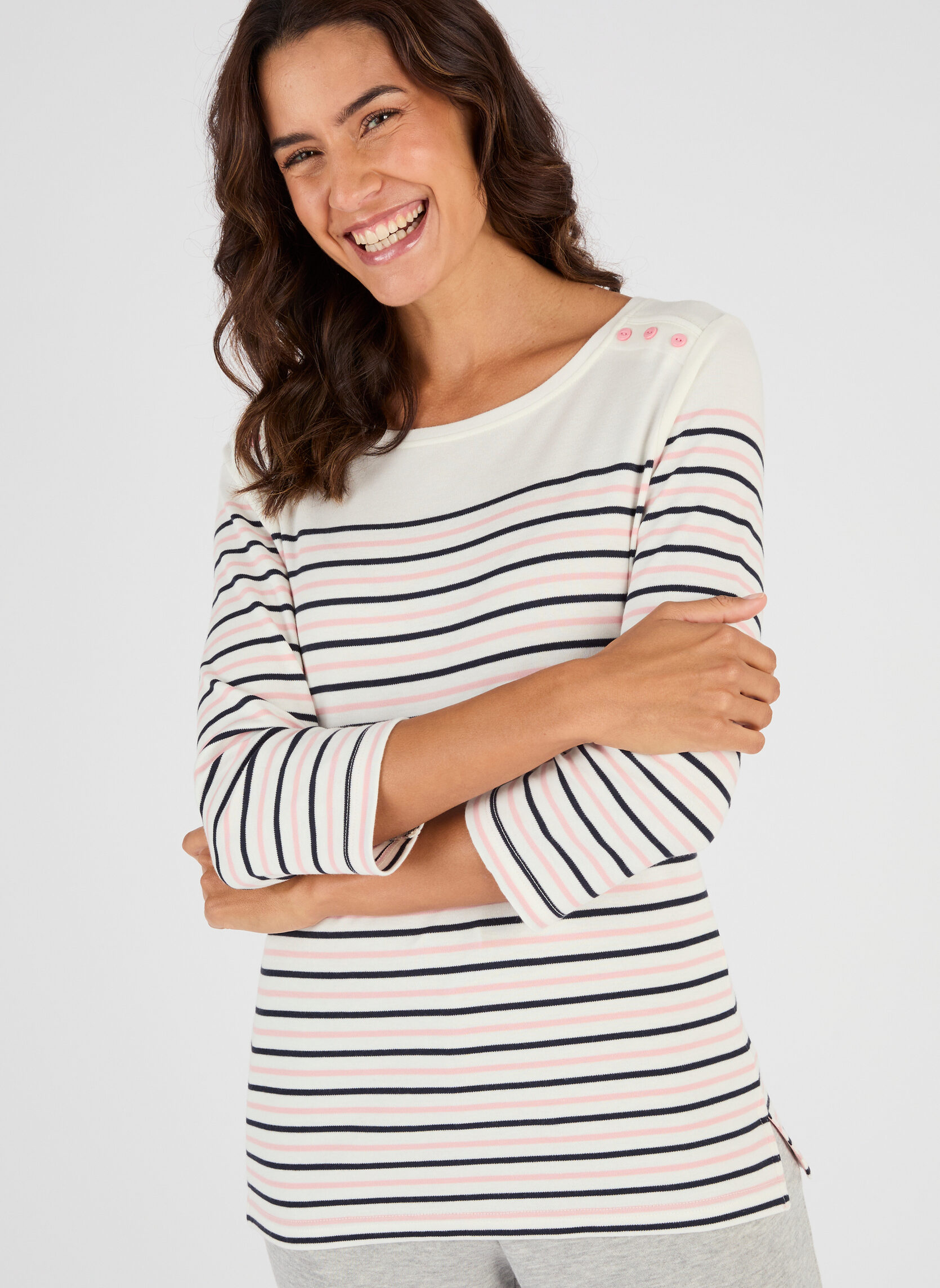 Damart Tee shirts Manches Courtes T shirt Ray Maille Interlock Femme damart-tee-shirts-manches-courtes-t-shirt-ray-maille-interlock-femme