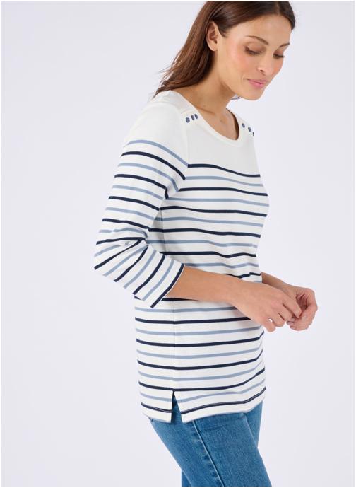Damart Tee-shirts 81721 femme bleu