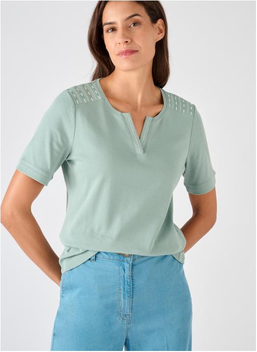 Damart Tee-shirts 81936 femme vert