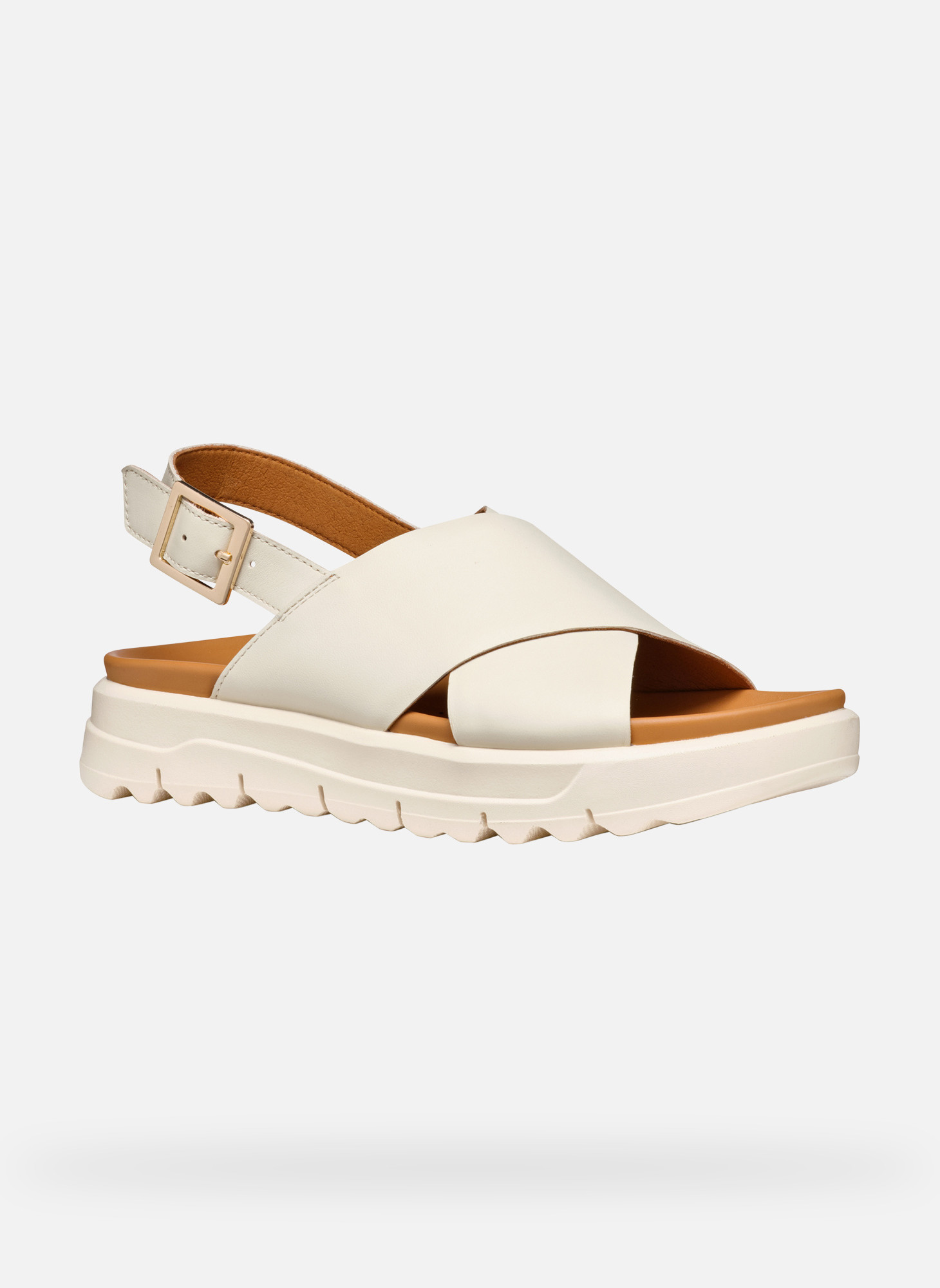 Sandales XAND 2.1S WOMAN femme beige Geox Sandales XAND 2.1S WOMAN femme beige Ecru