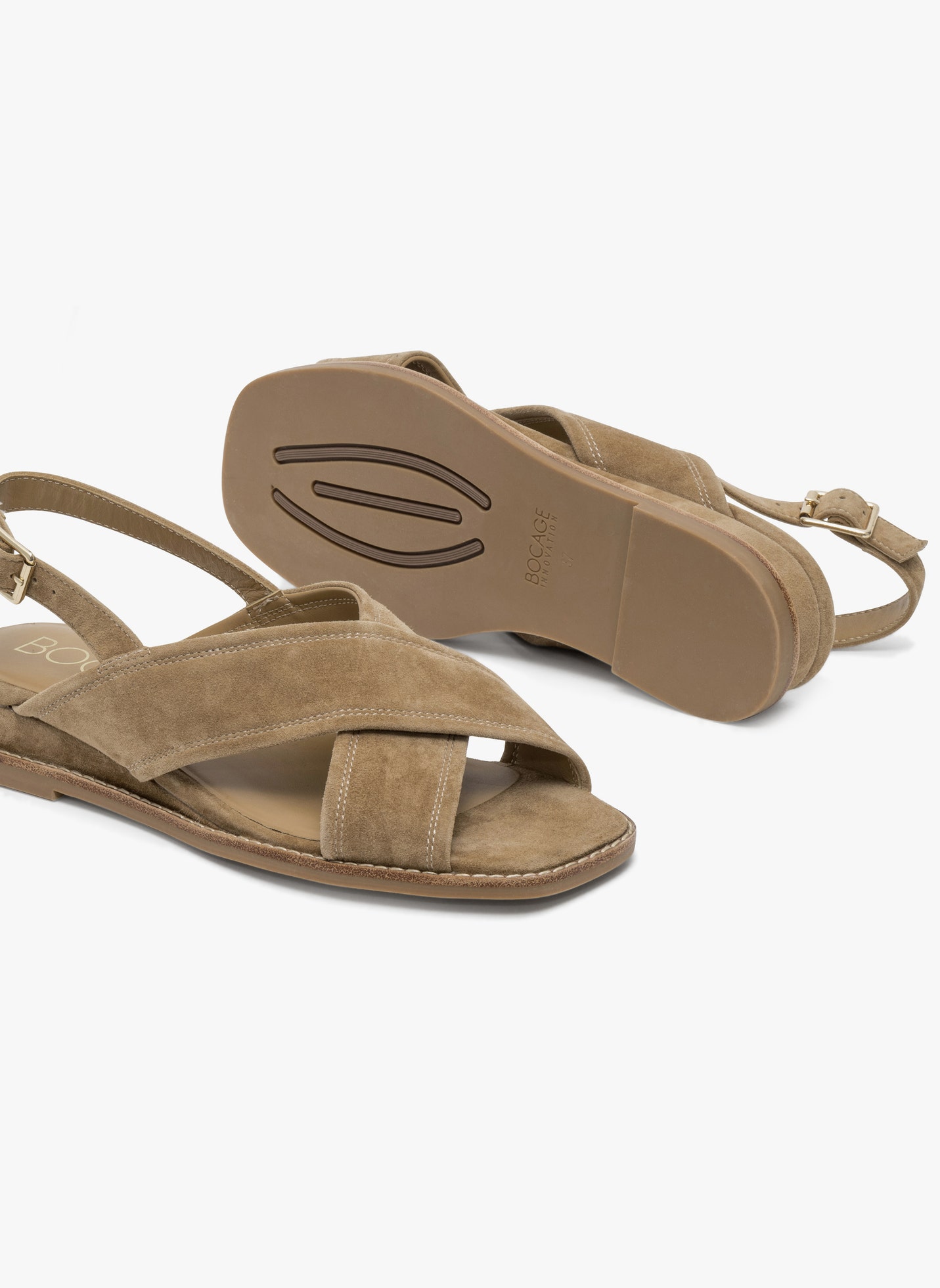 Sandales GENNY femme marron Bocage Sandales GENNY femme marron Taupe
