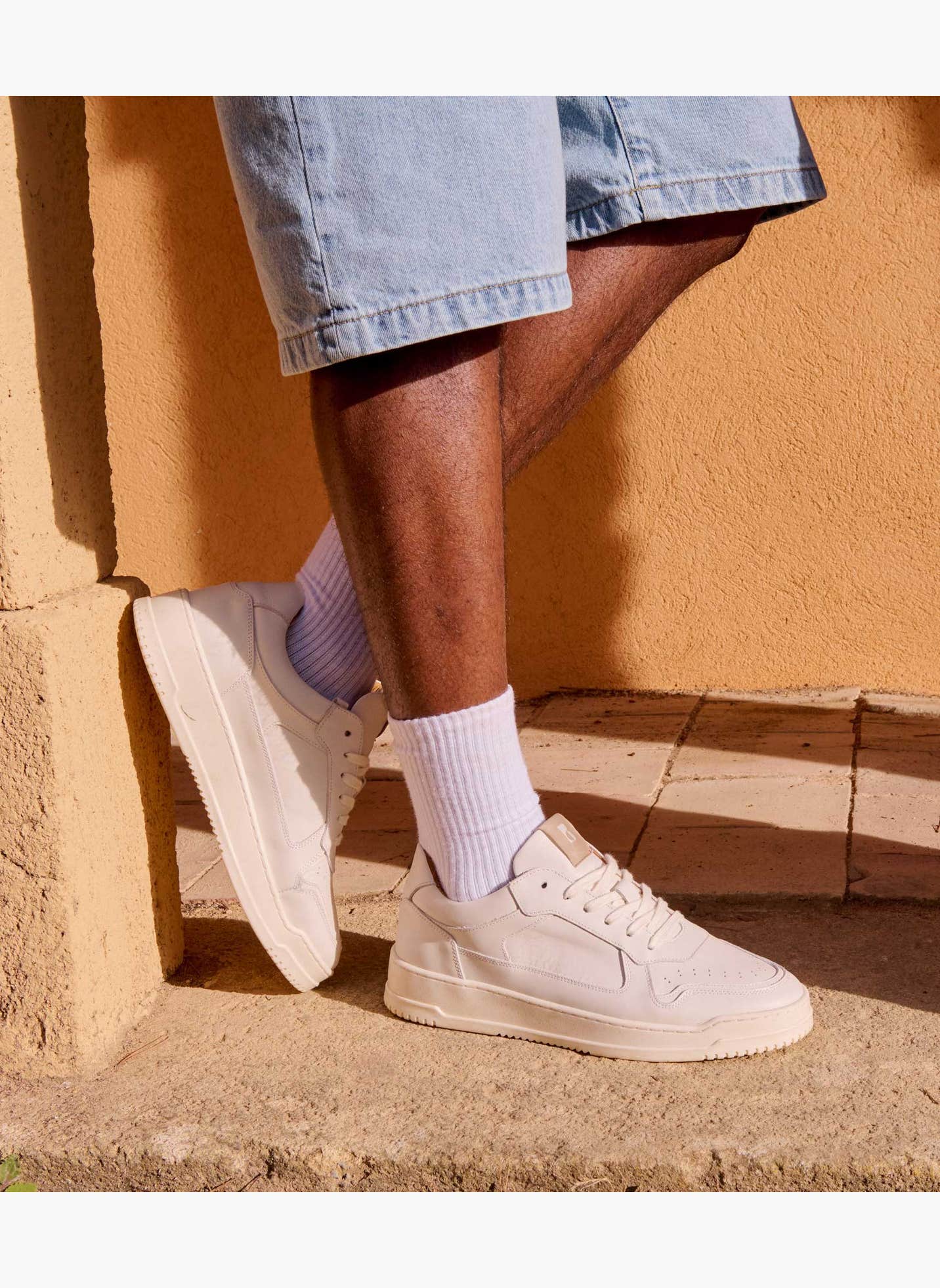 Baskets basses NORMAN homme blanc Bocage Baskets basses NORMAN homme blanc Blanc