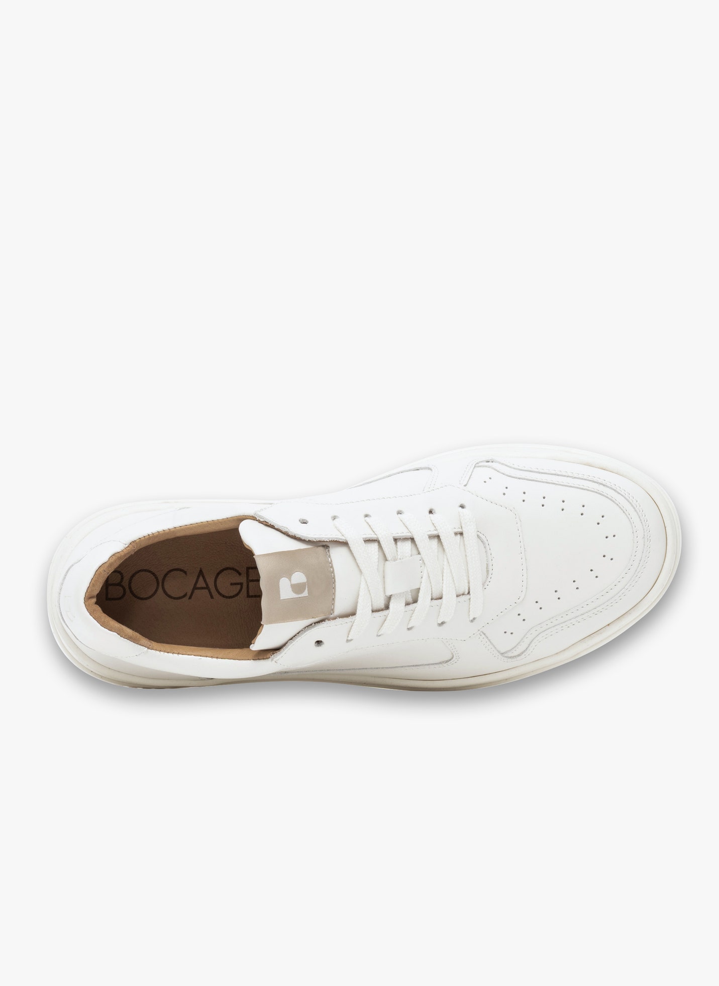 Baskets basses NORMAN homme blanc Bocage Baskets basses NORMAN homme blanc Blanc