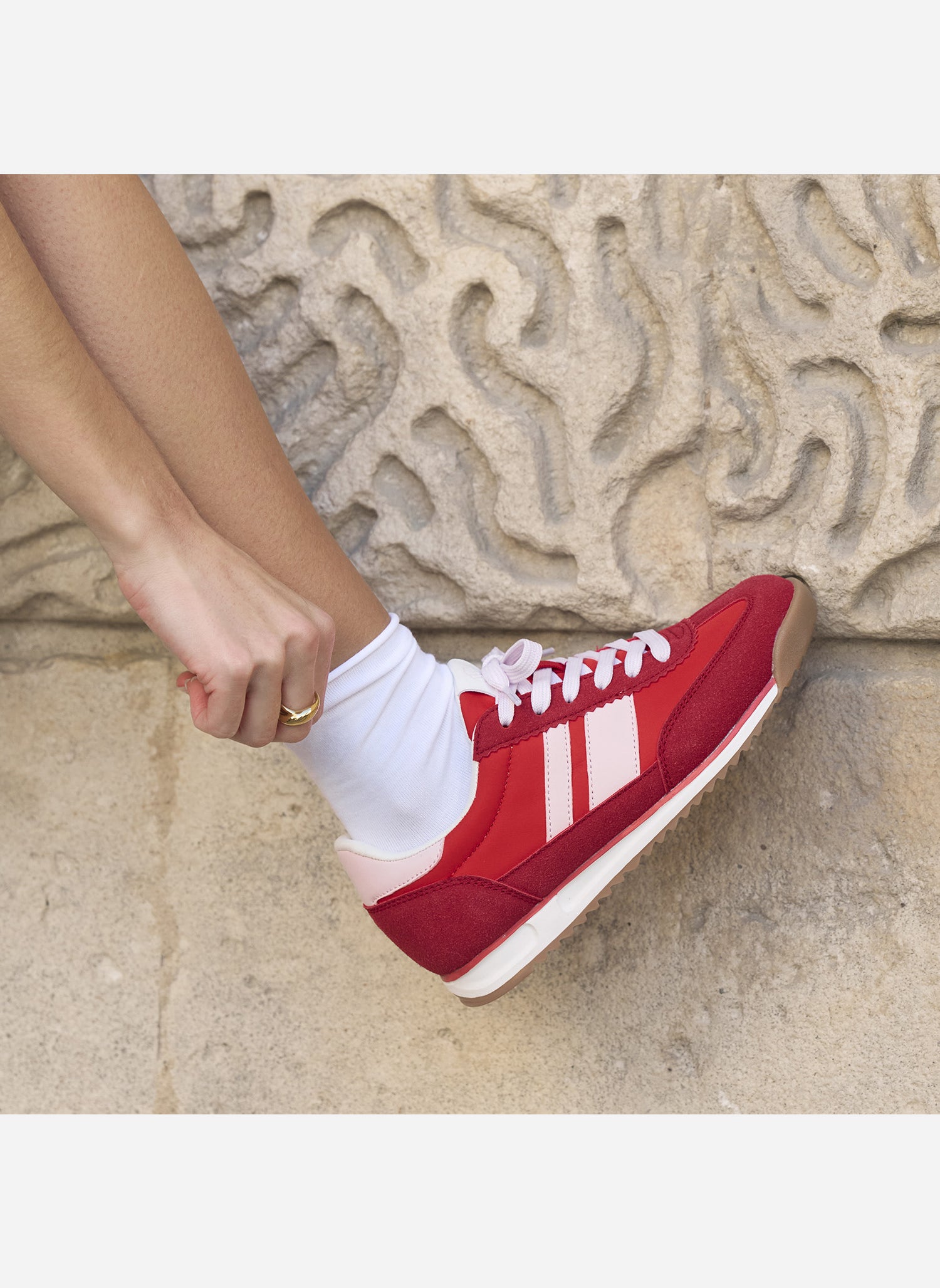 Baskets basses PATTY femme rouge Eram Baskets basses PATTY femme rouge Rouge