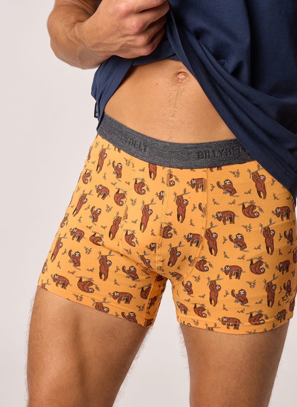 Slips Sloth homme jaune BILLYBELT Slips Sloth homme jaune Jaune