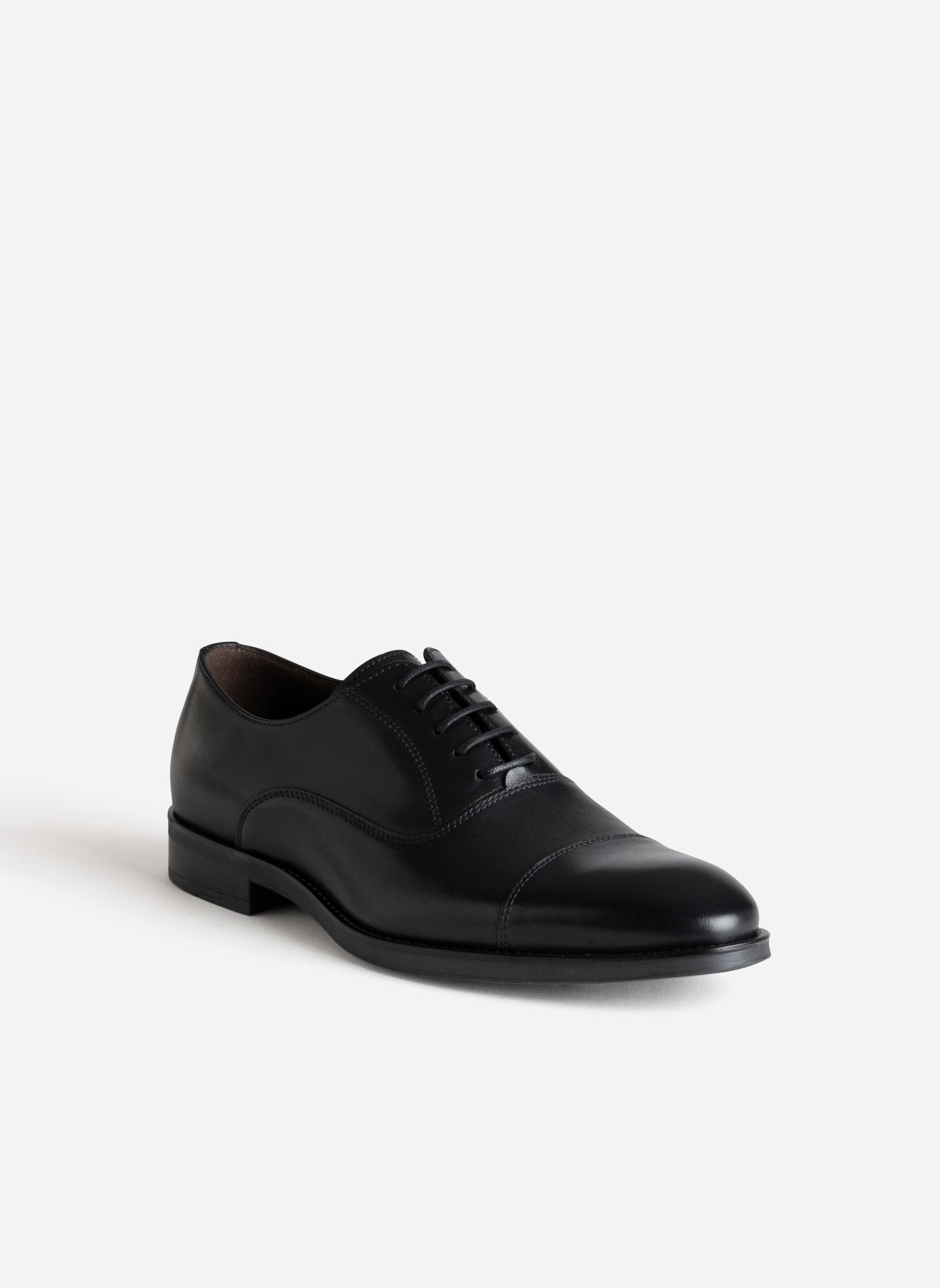 Derbies Derby noir cuir bout droit homme noir Eram Derbies Derby noir cuir bout droit homme noir black