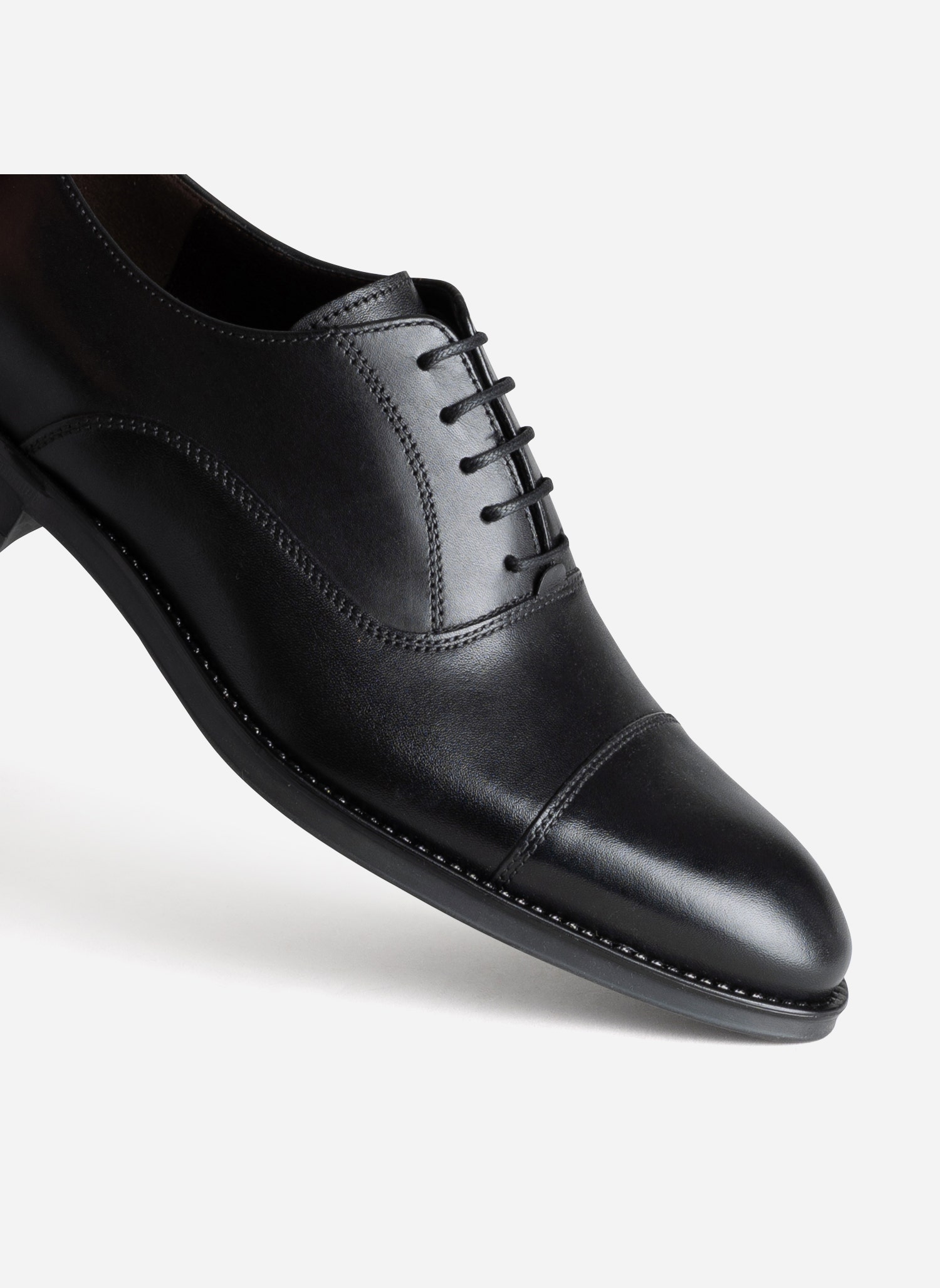 Derbies Derby noir cuir bout droit homme noir Eram Derbies Derby noir cuir bout droit homme noir black