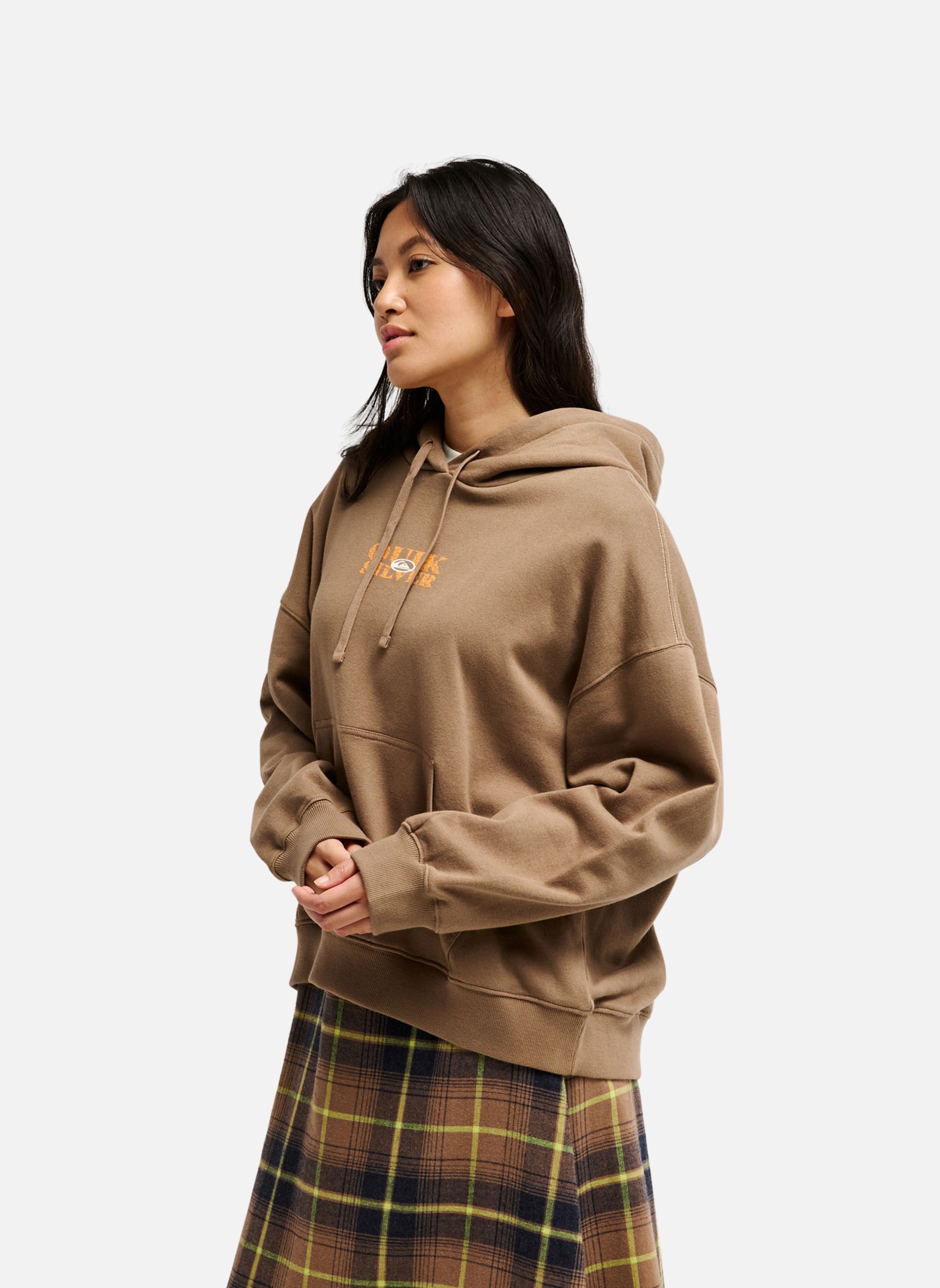 Sweats à capuche Standard femme marron Quiksilver Sweats à capuche Standard femme marron Marron