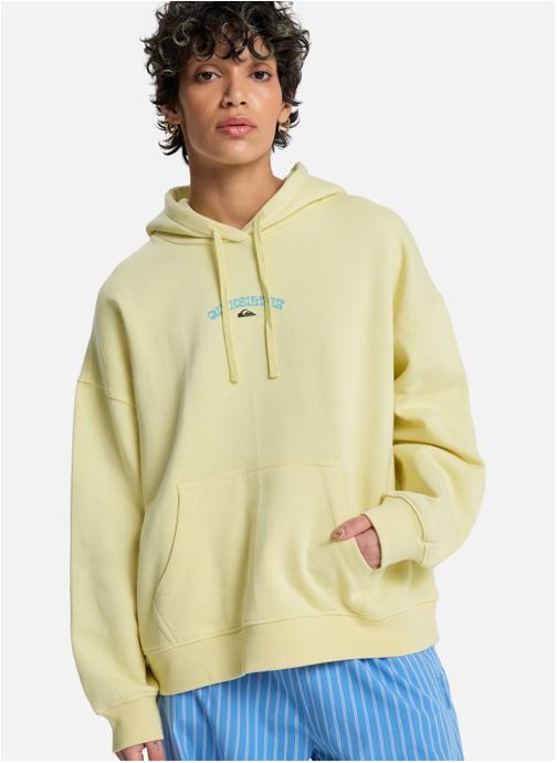 Quiksilver Sweats à capuche Standard femme jaune
