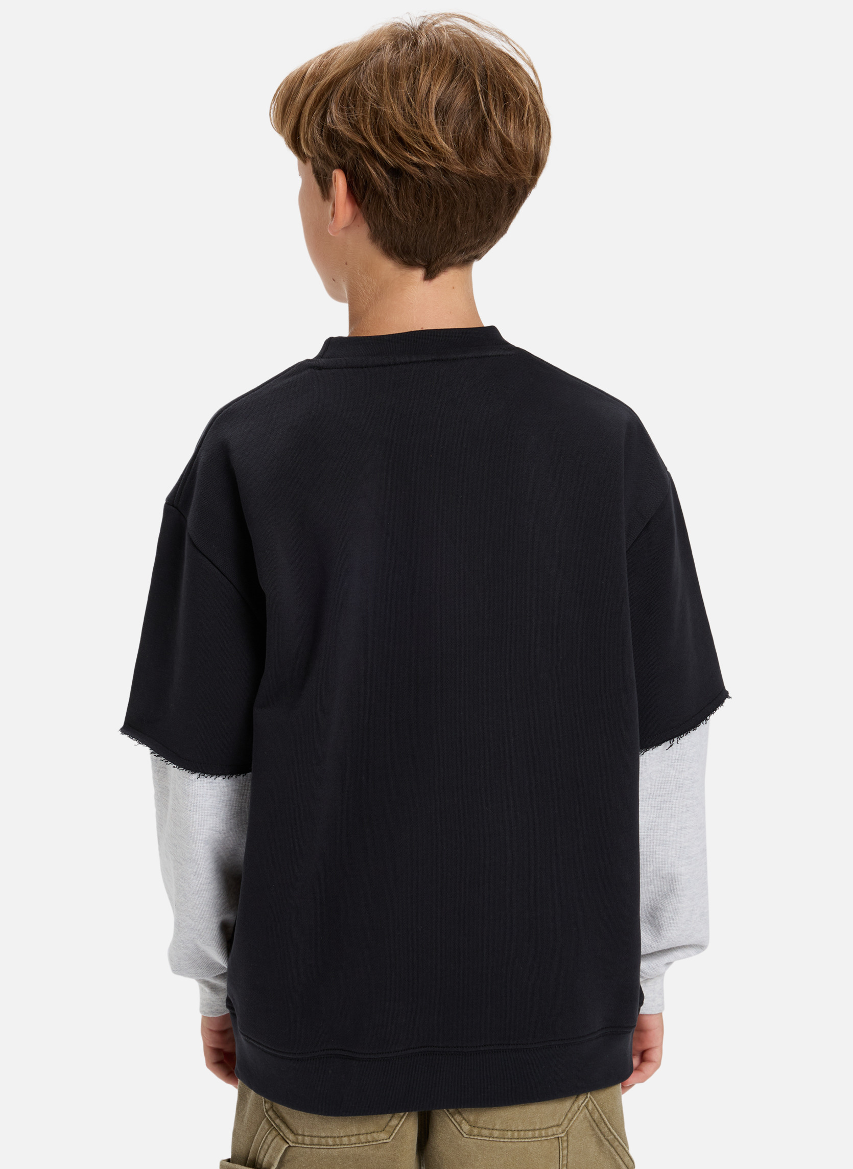 Sweats à capuche Openbar garçon noir Quiksilver Sweats à capuche Openbar garçon noir Noir