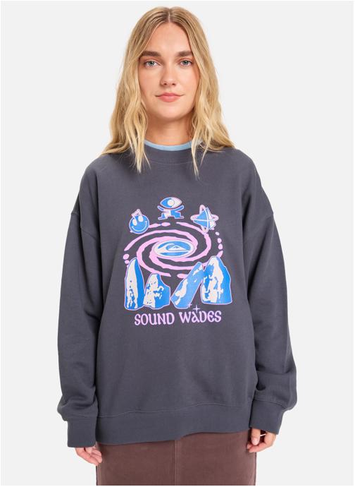 Quiksilver Sweats à capuche Standard femme noir