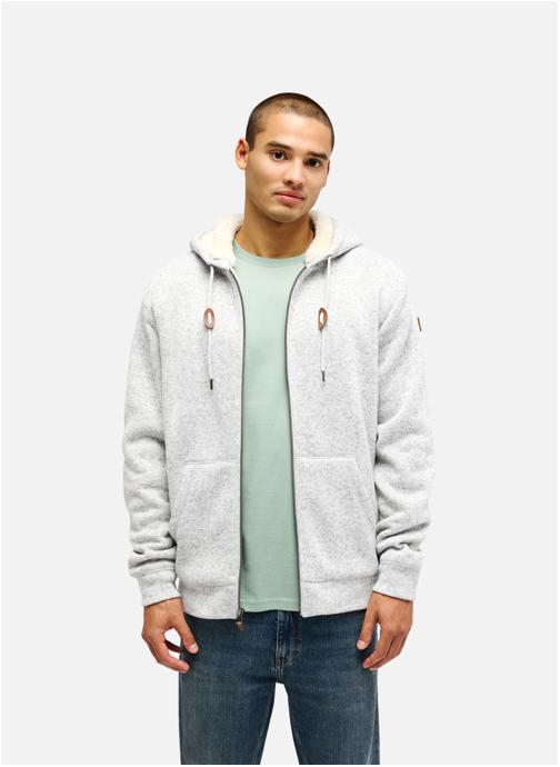 Quiksilver Sweats à capuche Keller Sherpa homme gris