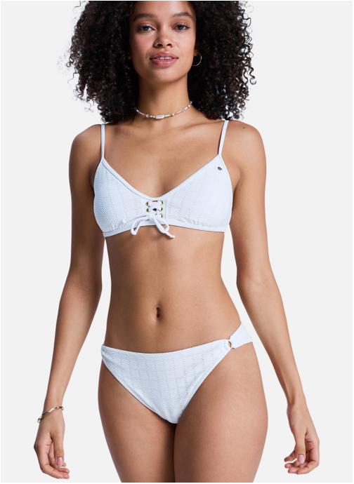 Roxy Bas de maillot culotte Roxy Island Cheeky femme blanc
