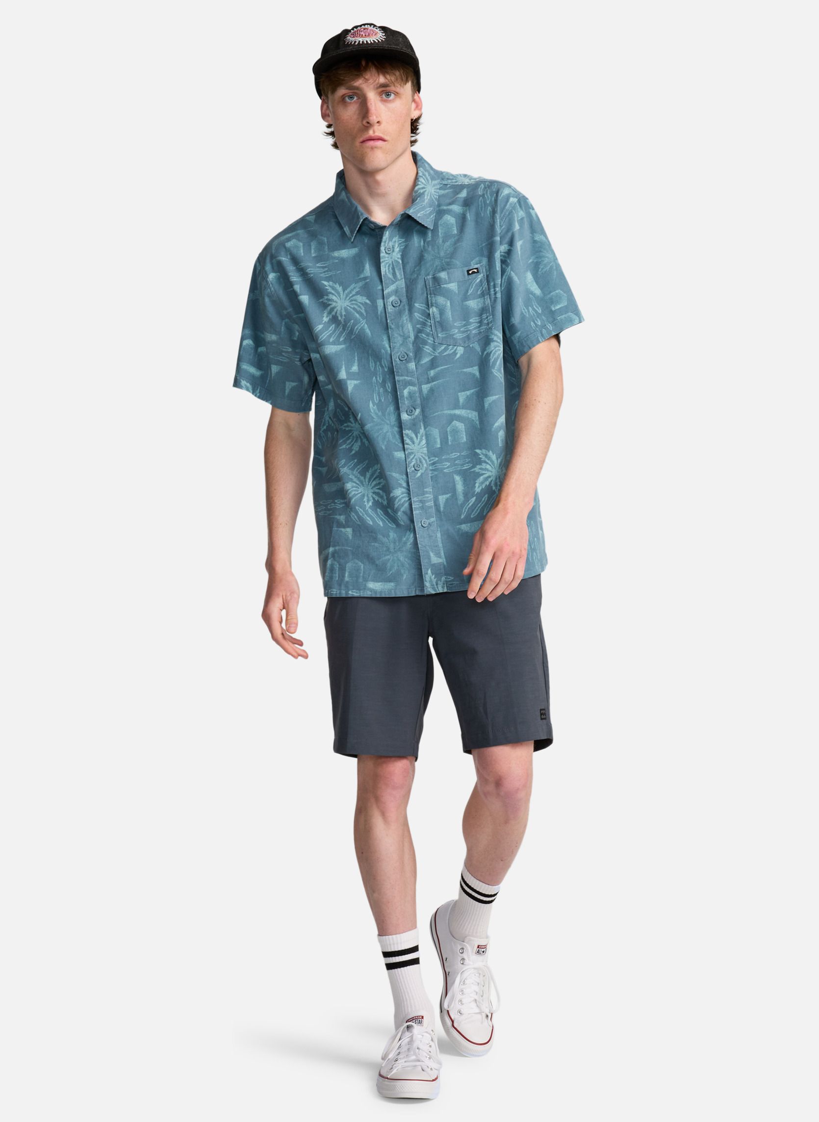 Chemises Solana Cord homme bleu Billabong Chemises Solana Cord homme bleu Bleu
